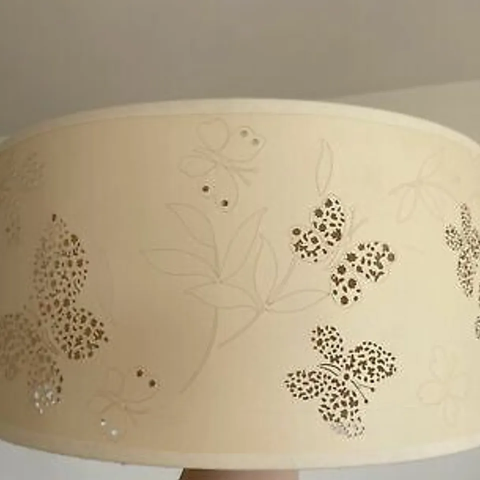 LAURA ASHLEY BUTTERFLY CUT OUT SHADE CREAM