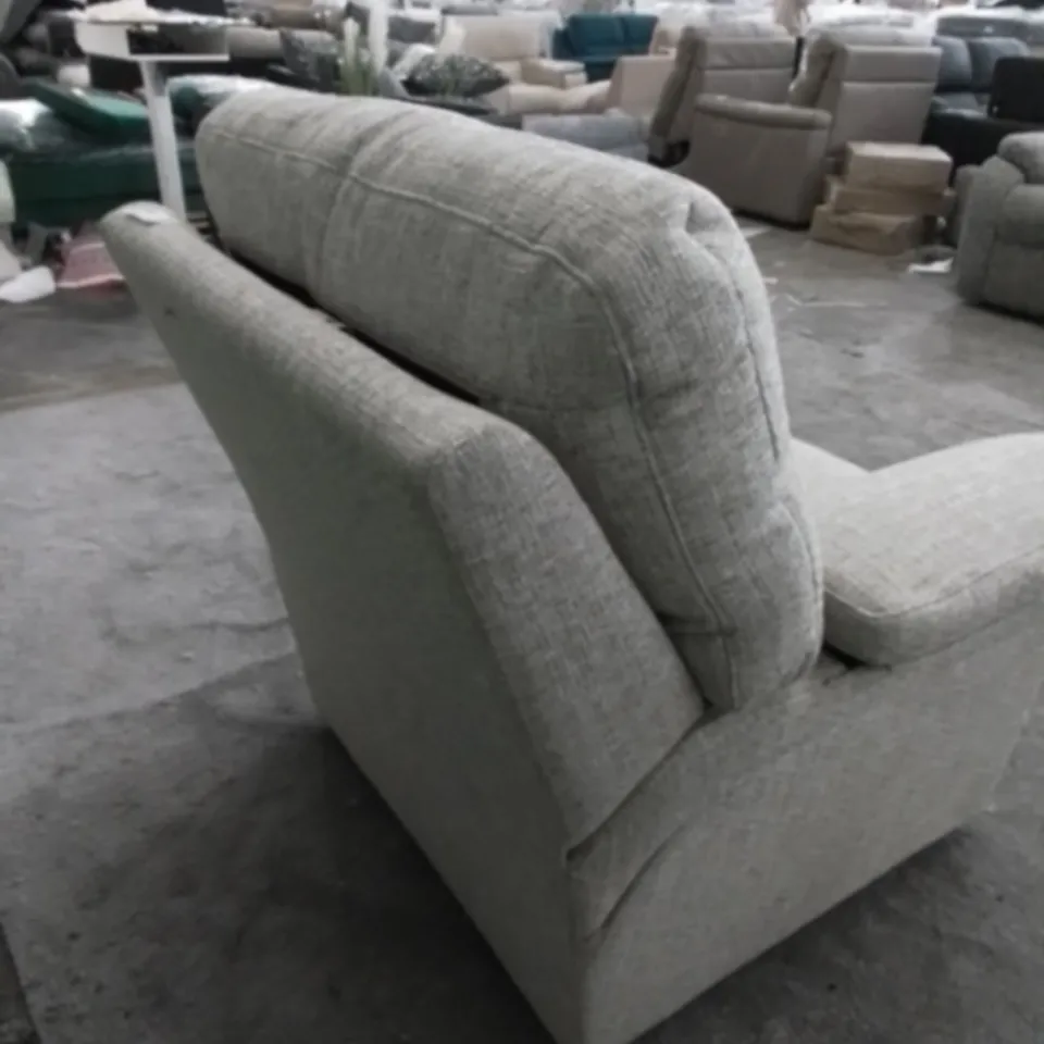 DESIGNER G PLAN MADE SEATTLE AROLA SAND FABRIC ARMCHAIR