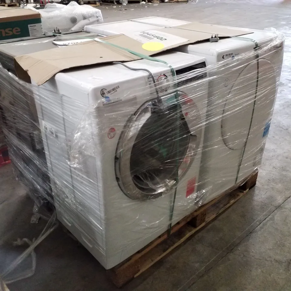 PALLET OF APPROXIMATELY 4 UNPROCESSED RAW RETURN WHITE GOODS TO INCLUDE;