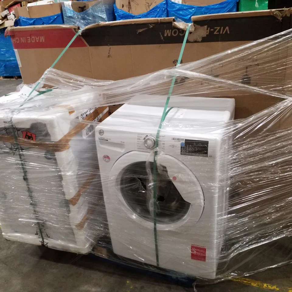 PALLET OF APPROXIMATELY 4 UNPROCESSED RAW RETURN WHITE GOODS TO INCLUDE;