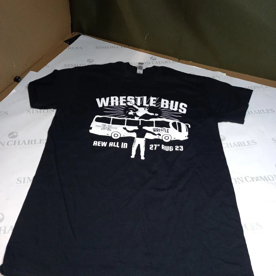 GLIDAN BLACK ALL IN T-SHIRT SIZE M 