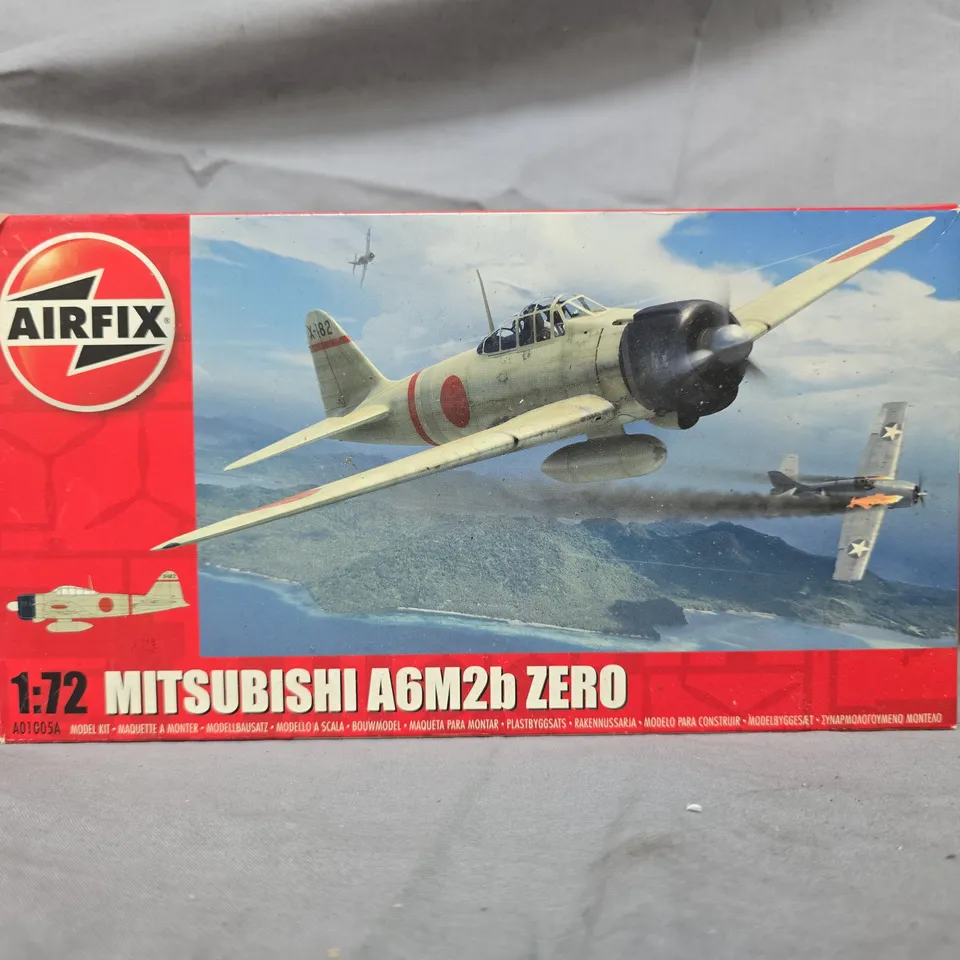 AIRFIX 1:72 SCALE MITSUBISHI A6M2B ZERO MODEL KIT