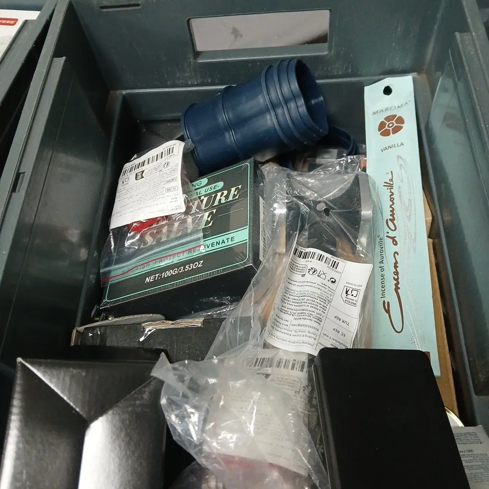 APPROXIMATELY 10 ASSORTED HOUSEHOLD ITEMS INCLUDING FURNITURE SALVE , INCENSE STICKS AND TOASTABAGS