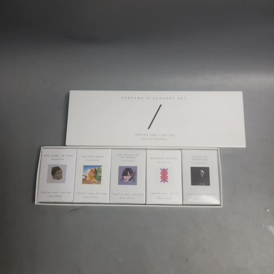 BOXED TIMOTHY HAN / EDITION PERFUME DISCOVERY SET 5X2ML