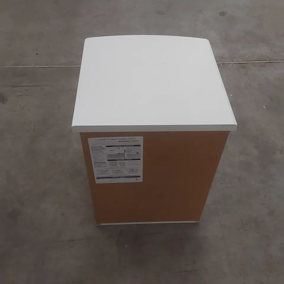 FULLY ASSEMBLED SAXENA 2 DRAWER BEDSIDE TABLE