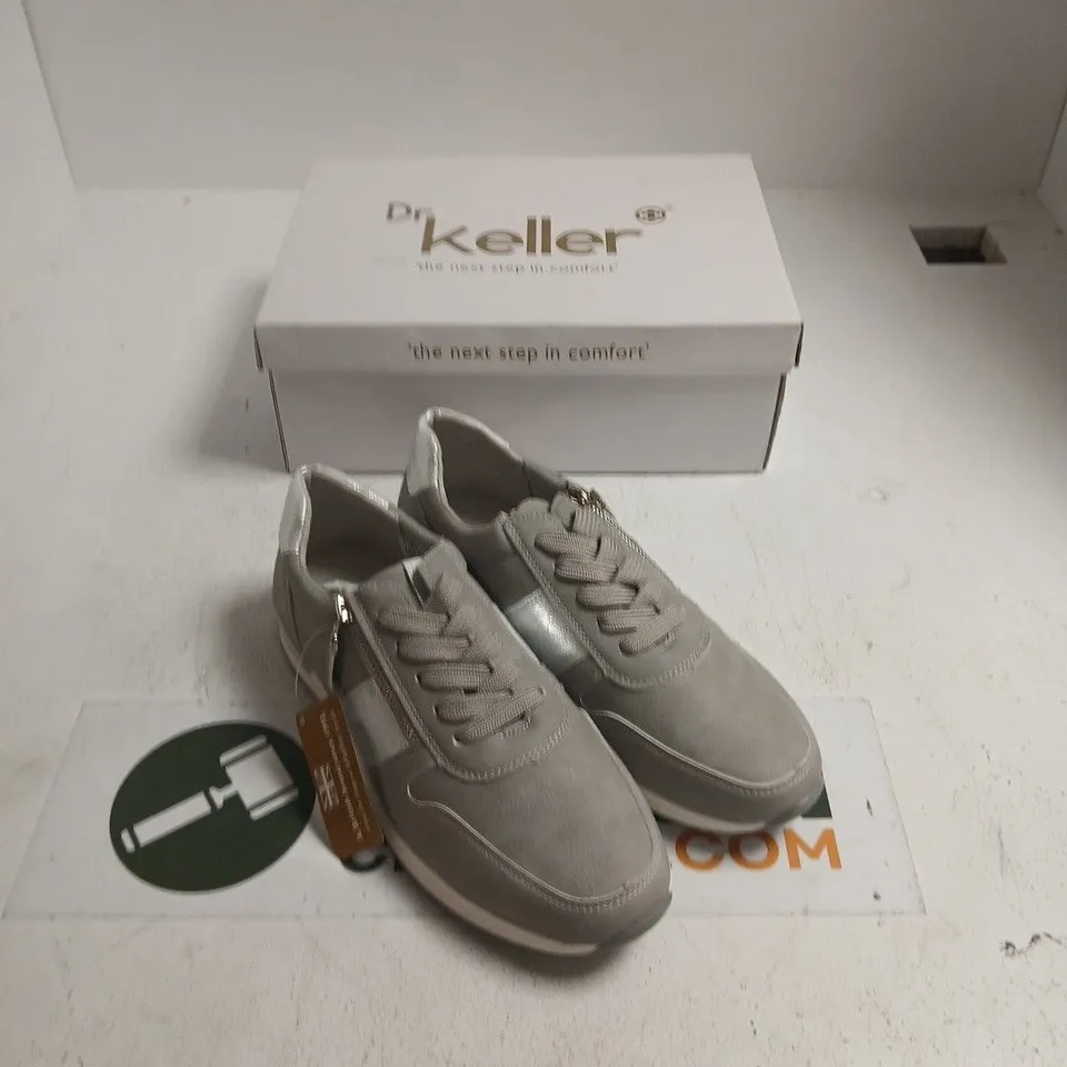 DR KELLER MARTINA GREY (STONE) SNEAKERS – UK 7