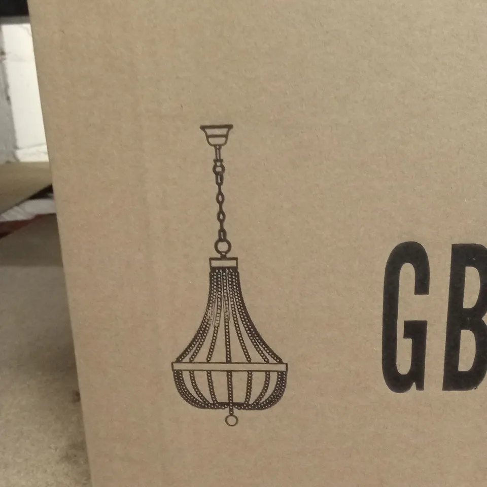 BOXED CADE CHANDELIER LIGHT (1 BOX)