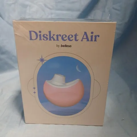 DISKREET AIR BY BELLESA – RECHARGEABLE SILICONE VIBRATOR WITH DISCREET CASE