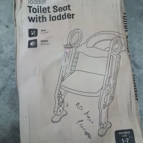 BOXED KEPLIN TODDLER TOILET SEAT WITH LADDER 