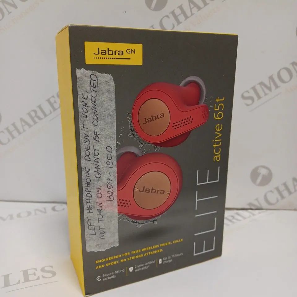 BOXED JABRA ELITE ACTIVE 65T EARBUDS