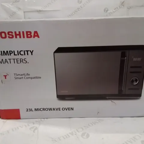 BOXED TOSHIBA 23L MICROWAVE OVEN 