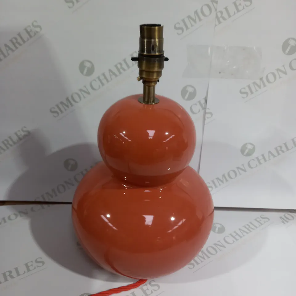 JOHN LEWIS CERAMIC CURVACIOUS TERRACOTTA BASE