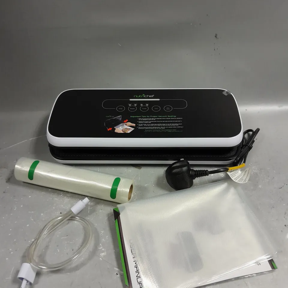 BOXED NUTRICHEF PKVS18 AUTOMATIC FOOD VACUUM SEALER