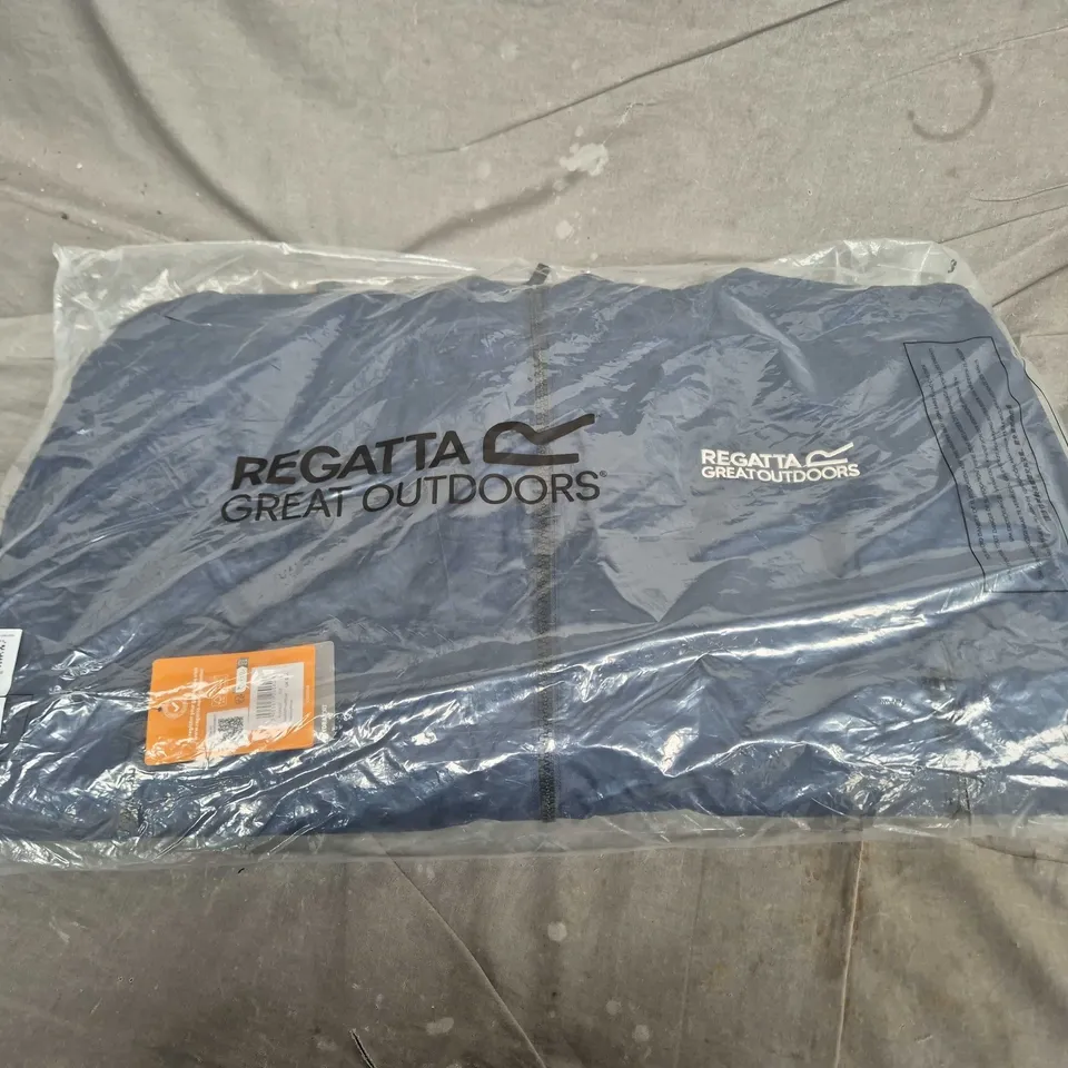 REGATTA HYDRAFORT WATERPROOF ROBE – NAVY/IVY MOSS, UK S/M