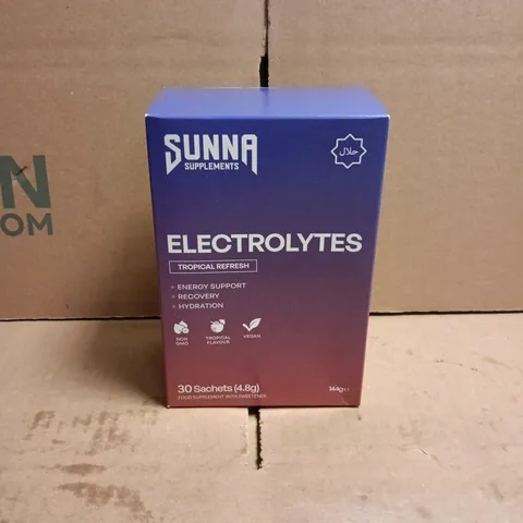 SUNNA SUPPLEMENTS ELECTROLYTES TROPICAL REFRESH 30 SACHETS