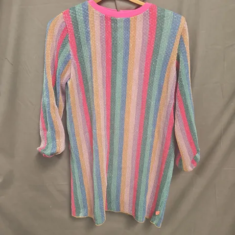 BILLIEBLUSH KNIT DRESS IN MULTICOLOUR - 12A