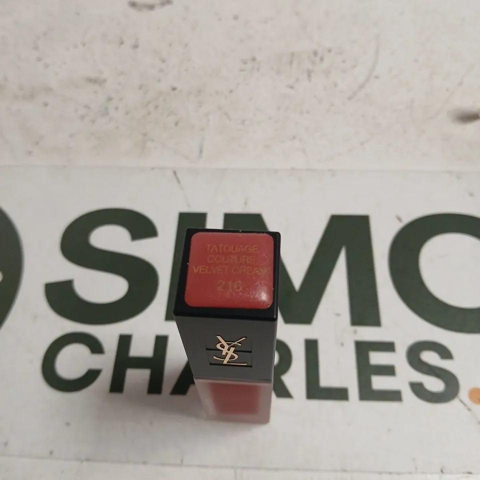 YVES SAINT LAURENT TATOUAGE COUTURE VELVET CREAM LIPSTICK – SHADE 216