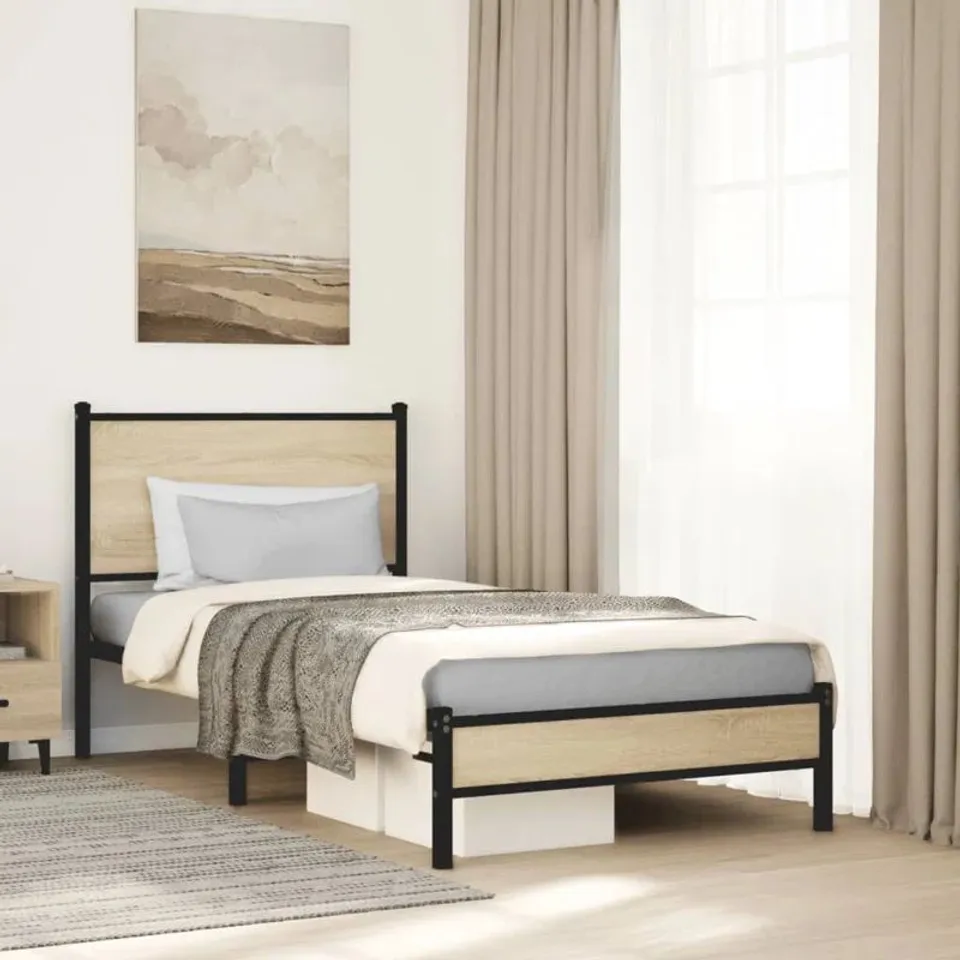 BOXED BOROUGH WHARF METAL BED FRAME //SIZE UNSPECIFIED 