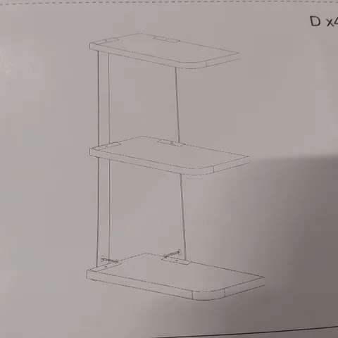 BOXED CORNER FLOATING SHELF