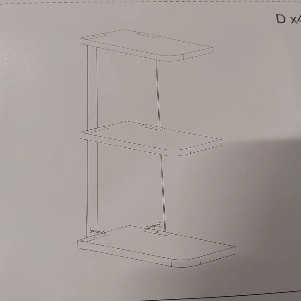 BOXED CORNER FLOATING SHELF