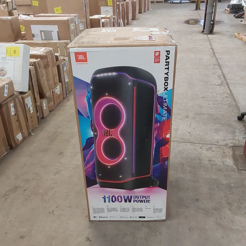 BOXED JBL PARTYBOX ULTIMATE PORTABLE SPEAKER BLACK RRP £1299