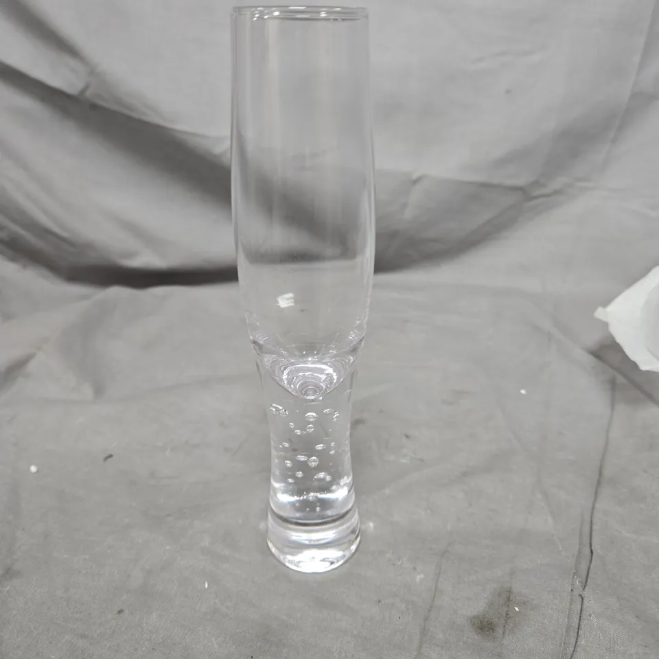 SET OF 4 CHUNKY CHAMPAGNE FLUTES