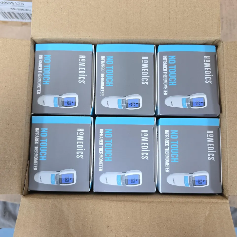 APPROXIMATELY 48 BOXED HOMEDICS NO TOUCH INFRARED THERMOMETERS