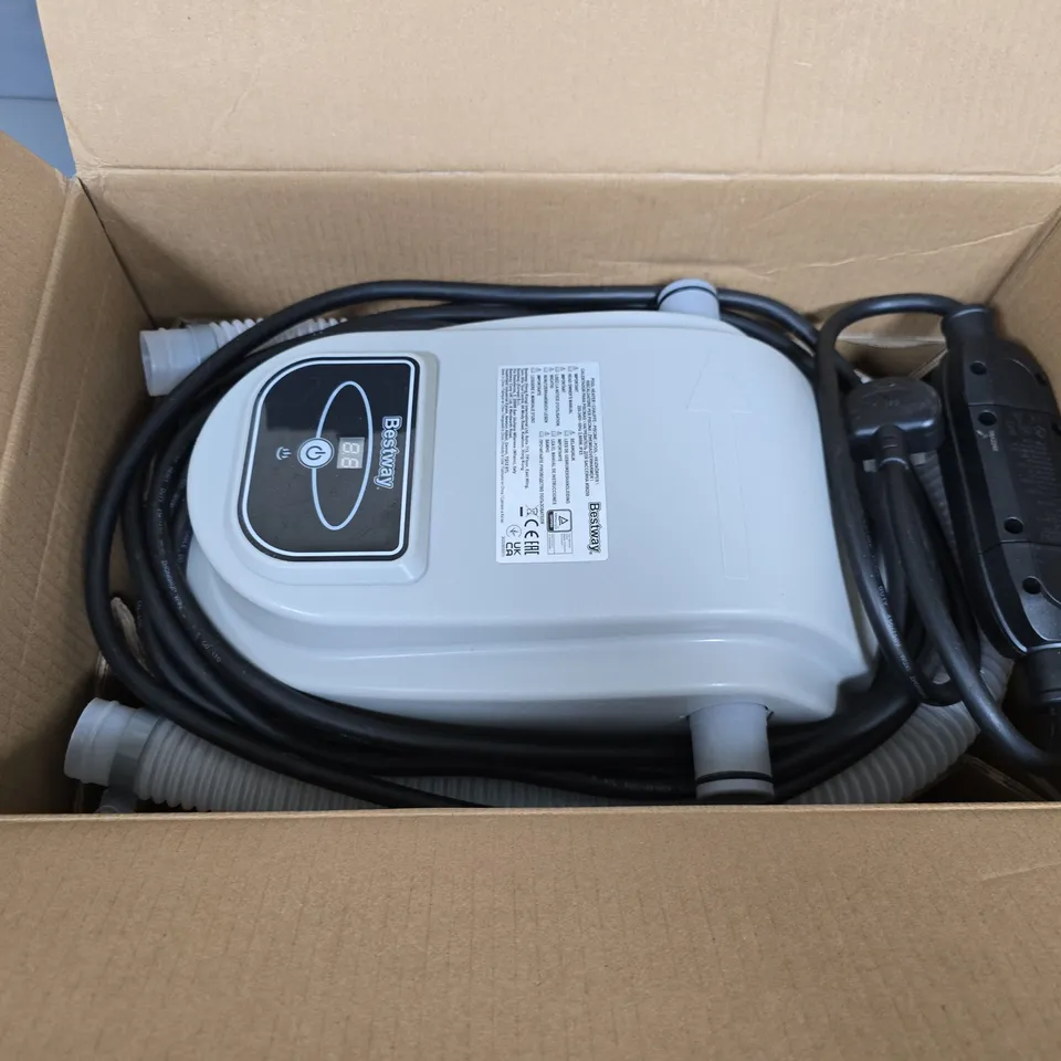 BOXED BESTWAY FLOW CLEAR POOL HEATER