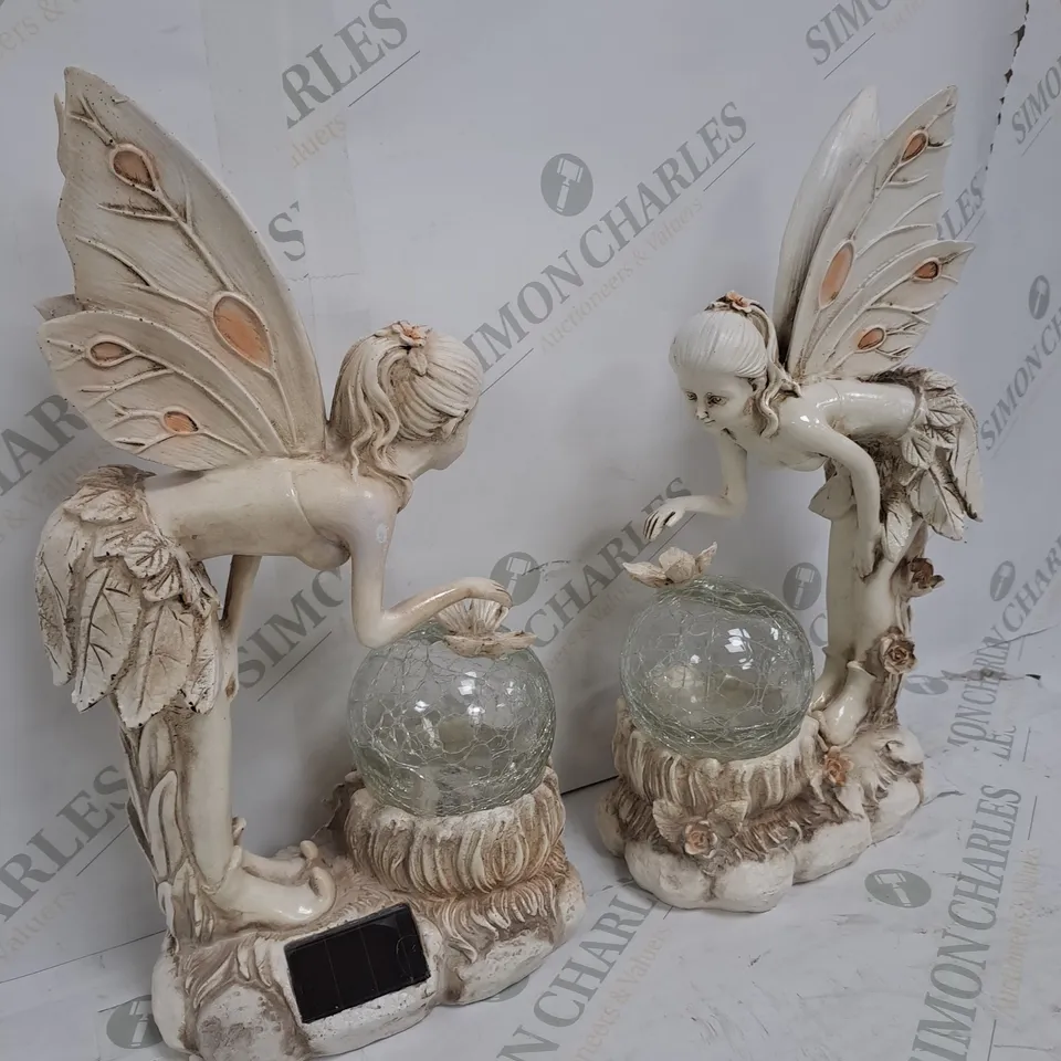GARDEN REFLECTIONS SET OF 2 SOLAR FAIRIES