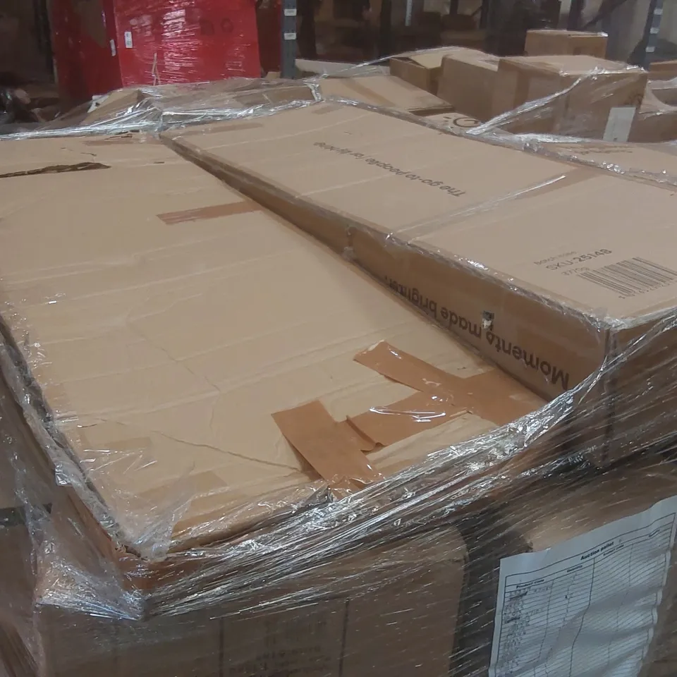 PALLET CONTAINING A VERY LARGE QUANTITY OF ASSORTED DESIGNER LIGHTING PRODUCTS