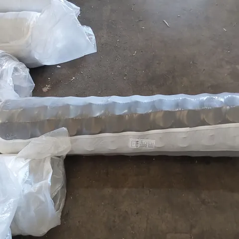 BAGGED AND ROLLED DEEP QUILTED HYBRID OPEN COIL DOUBLE 4'6" MATTRESS 