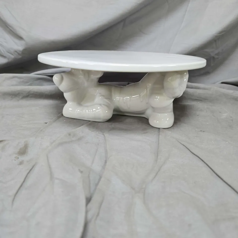 DISNEY TIGGER CAKE STAND – 'OH TIGGER, WHERE ARE YOUR MANNERS?'