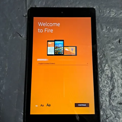 UNBOXED AMAZON FIRE TABLET - SX034QT