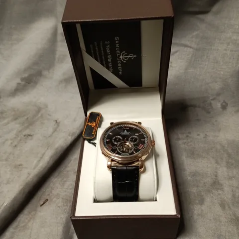 SAMUEL JOSEPH AUTOMATIC LIMITED EDITION ROSEGOLD WATCH