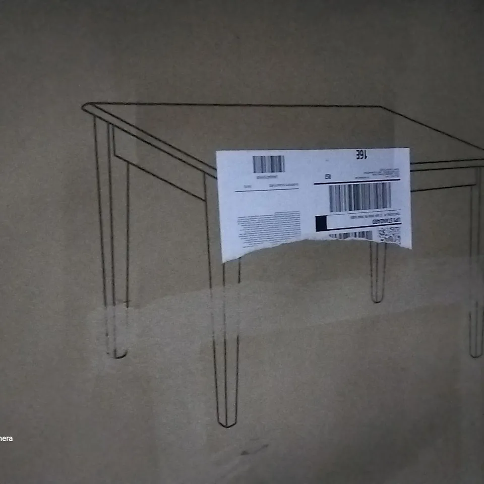 BOXED CALLAWAY DINING TABLE BROWN 