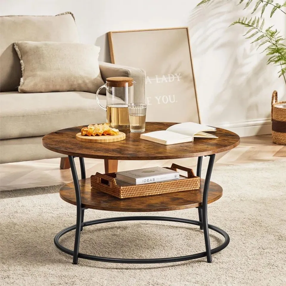 BOXED ADEBAYO COFFEE TABLE WITH STORAGE 