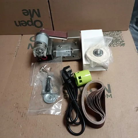 MINI BELT SANDER WITH ACCESSORIES