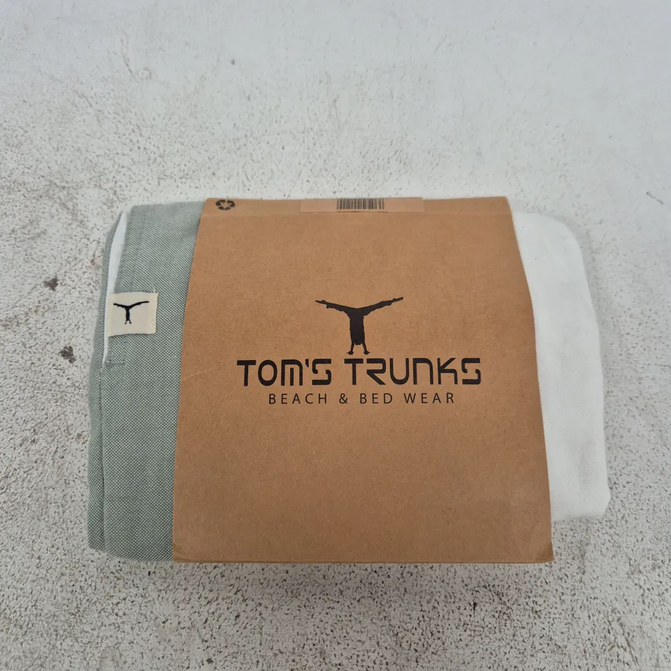 TOM'S TRUNKS TT CLASSIC SHORT – OFF WHITE, SIZE S