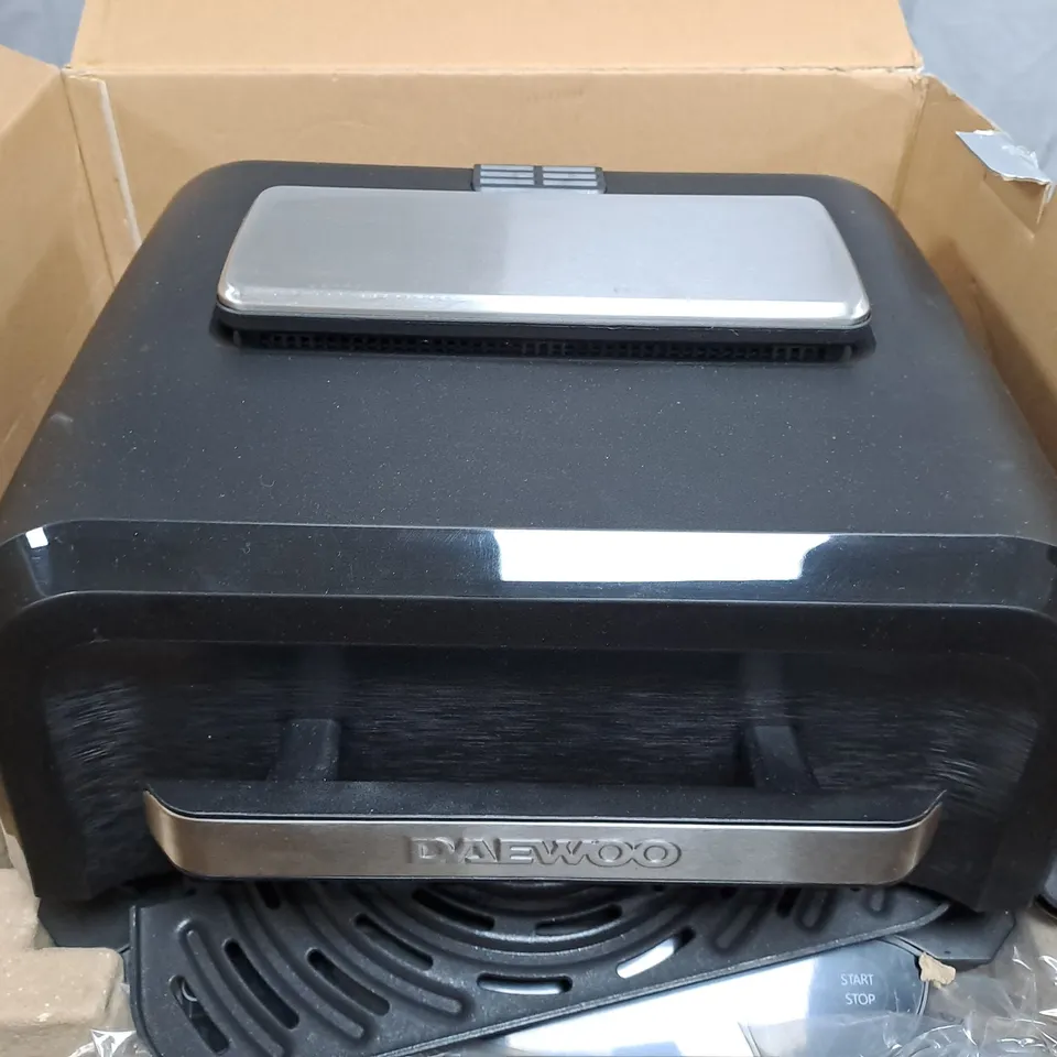 DAEWOO HEALTH GRILL & AIR FRYER – INDOOR & SMOKELESS, BOXED