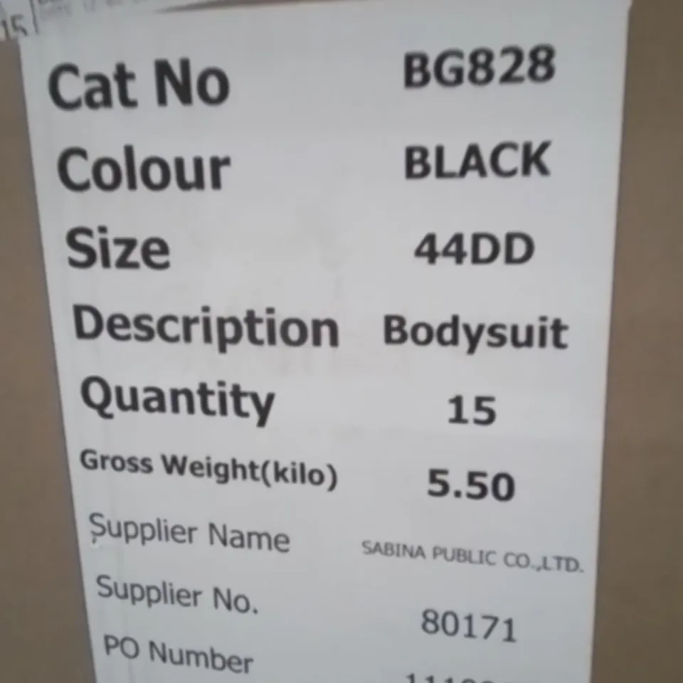 BOXED BRAND NEW APPROXIMATELY 15 MAGISCULPT BLACK BODYSUIT SIZE 44D