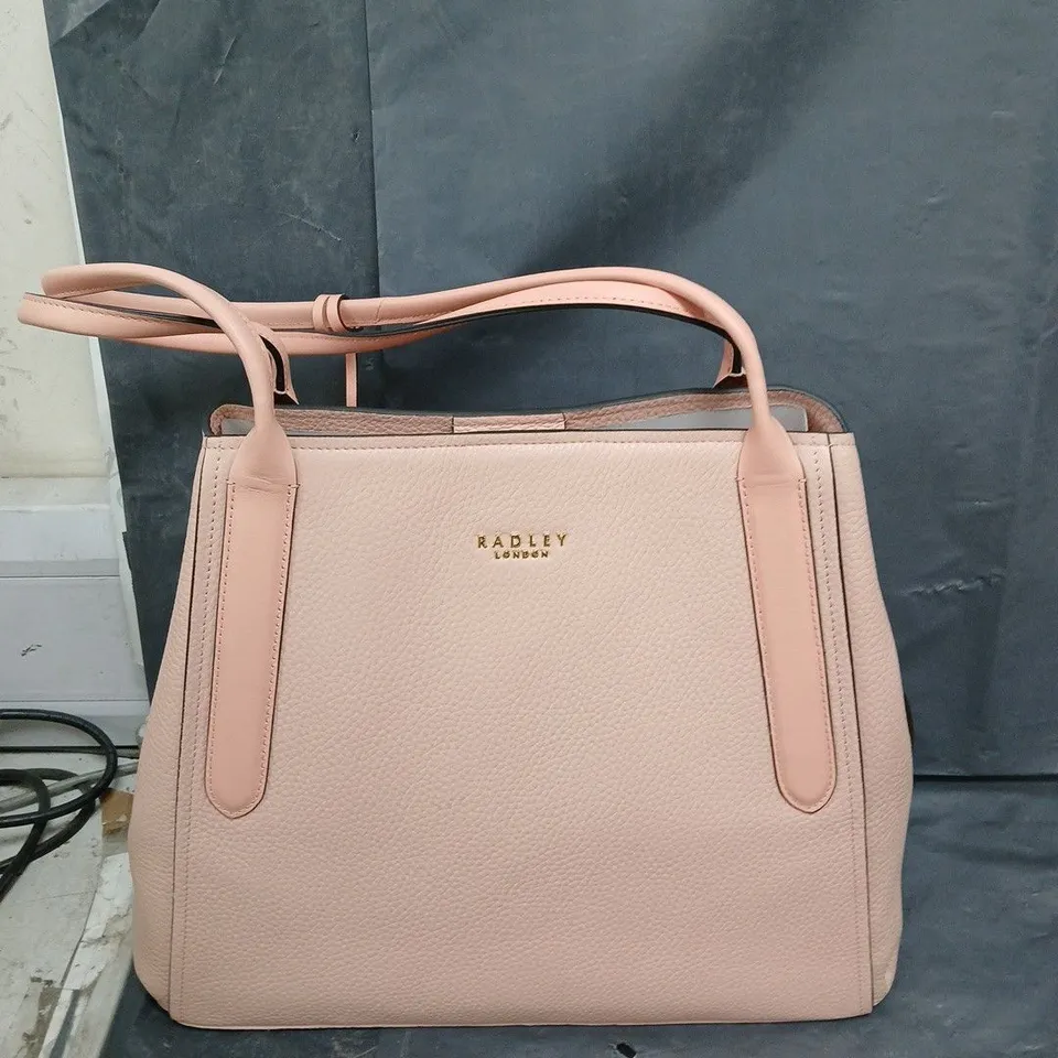 RADLEY LONDON PINK ZIP UP HANDBAG 