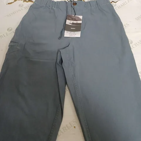FINISTERRE TONKIN WORK TROUSERS IN LIGHT BLUE - 34W