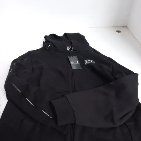 EA7 EMPORIO ARMANI HOODIE – BLACK, UK 12A