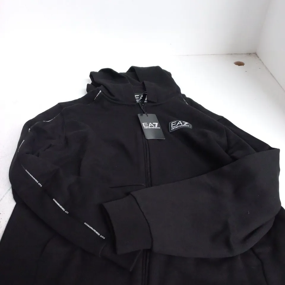 EA7 EMPORIO ARMANI HOODIE – BLACK, UK 12A