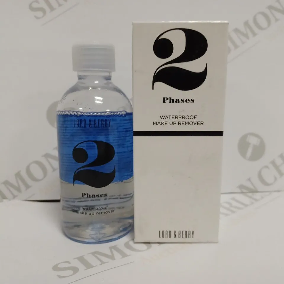 LORD & BERRY 2 PHASES WATERPROOF MAKE UP REMOVER - 150ML
