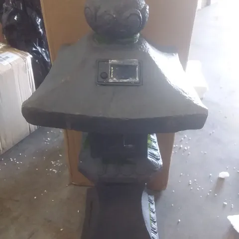 BOXED SOLAR PANELLED ZEN GARDEN PAGODA