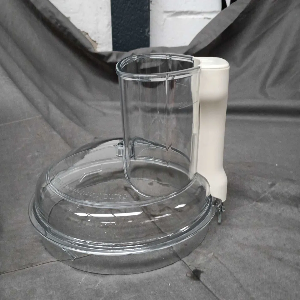 MAGIMIX FOOD PRO LID – TRANSPARENT PLASTIC WITH IVORY FITTING