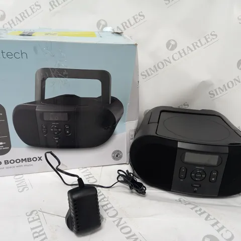 BOXED CD BOOMBOX IN BLACK