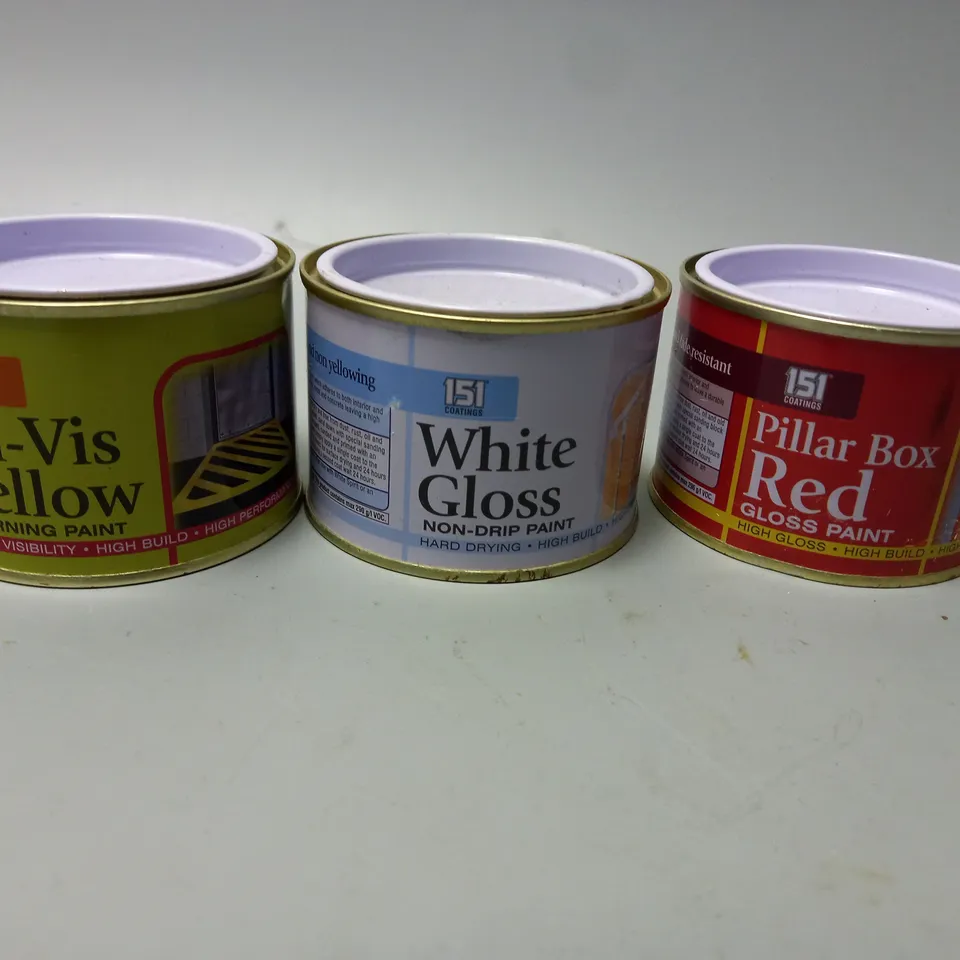 LARGE BOX OF ASSORTED PAINTS COMING IN DIFFERENT COLOURS - COLLECTION ONLY 