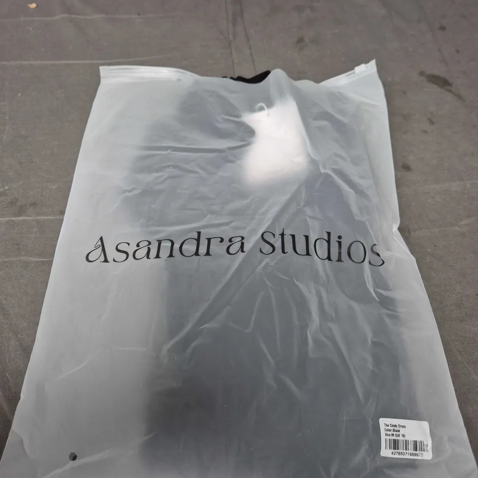 THE CINDY DRESS – BLACK, UK 10 (M) – ASANDRA STUDIOS